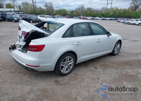2017 Audi A4 2.0T Premium from USA, damaged, VIN WAUANAF40HN035154